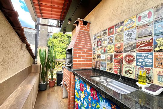 Churrasqueira de casa para alugar com 2 quartos, 77m² em Cidade Ademar, São Paulo