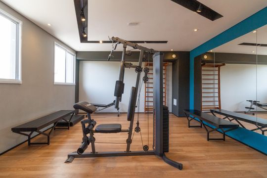 Área comum - Academia de apartamento para alugar com 1 quarto, 27m² em Vila Butantã, São Paulo