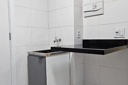 Área de serviço de apartamento à venda com 2 quartos, 32m² em Parque Fongaro, São Paulo
