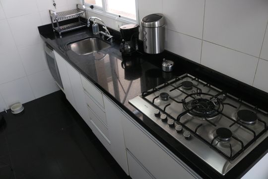 Cozinha de apartamento à venda com 3 quartos, 97m² em Vila Leopoldina, São Paulo