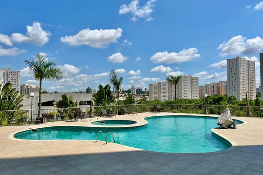 Área comum - Piscina de apartamento para alugar com 2 quartos, 52m² em Residencial Villa Garden, Campinas