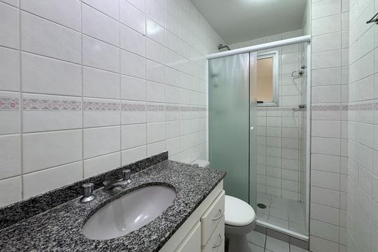 Banheiro Social de apartamento à venda com 4 quartos, 96m² em Centro, São Bernardo do Campo