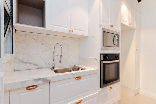 Cozinha de apartamento para alugar com 2 quartos, 55m² em Vila Galvão, Guarulhos