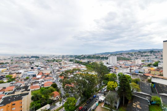 Vista da Varanda de apartamento à venda com 2 quartos, 55m² em Vila Galvão, Guarulhos
