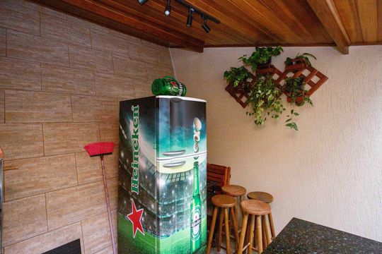 Churrasqueira de casa à venda com 3 quartos, 190m² em Jardim Luso, São Paulo