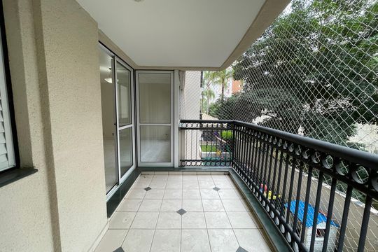 Varanda da Sala de apartamento à venda com 3 quartos, 96m² em Cidade São Francisco, São Paulo