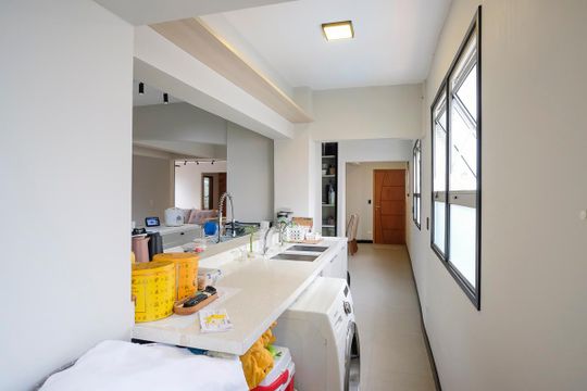 Área de serviço de apartamento à venda com 4 quartos, 170m² em Santa Paula, São Caetano do Sul