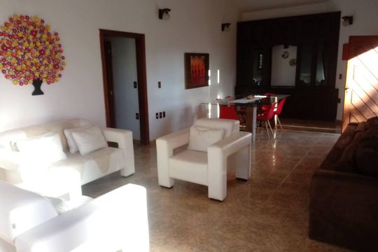 Sala de casa de condomínio para alugar com 5 quartos, 3500m² em Colinas do Mosteiro de Itaici, Indaiatuba