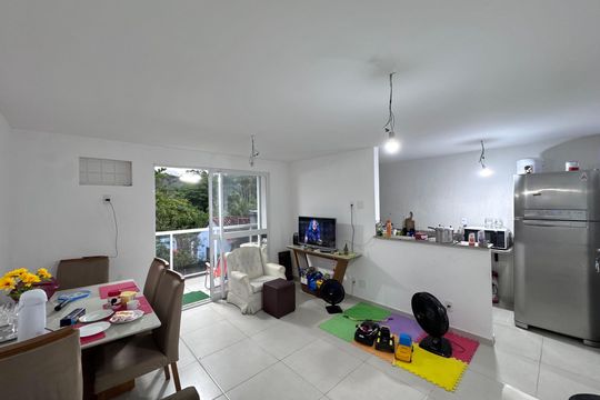 Sala de apartamento à venda com 2 quartos, 58m² em Vargem Grande, Rio de Janeiro