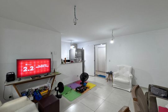 Sala de apartamento à venda com 2 quartos, 58m² em Vargem Grande, Rio de Janeiro