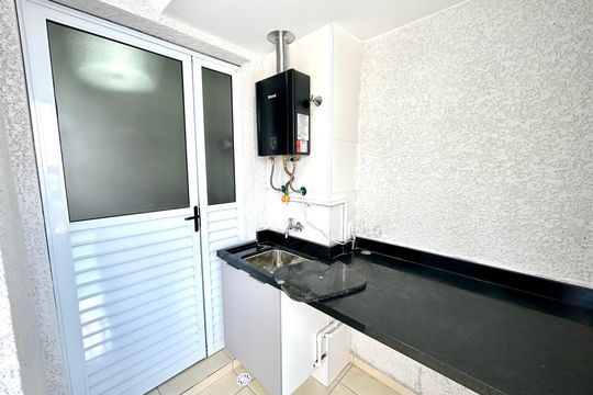 Área de Serviço de apartamento à venda com 2 quartos, 55m² em Vila das Bandeiras, Guarulhos