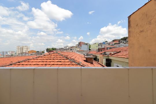 Varanda da Sala de casa para alugar com 1 quarto, 25m² em Vila Palmares, Santo André