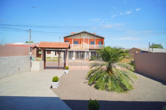 vista da sala de casa à venda com 3 quartos, 120m² em Campina, São Leopoldo
