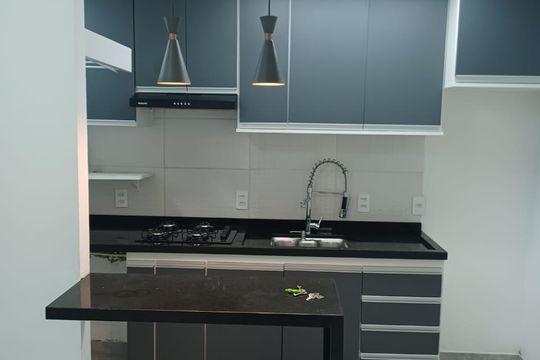 Cozinha de apartamento à venda com 2 quartos, 38m² em Canindé, São Paulo
