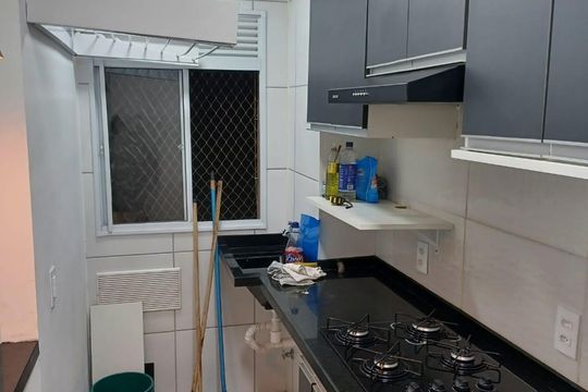 Cozinha de apartamento à venda com 2 quartos, 38m² em Canindé, São Paulo
