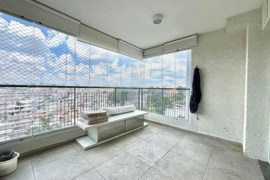 Varanda de apartamento à venda com 2 quartos, 64m² em Vila Paulista, São Paulo