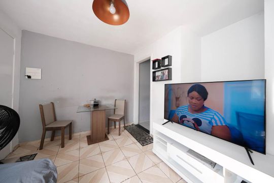Sala de apartamento à venda com 2 quartos, 46m² em Jardim Maringa, São Paulo
