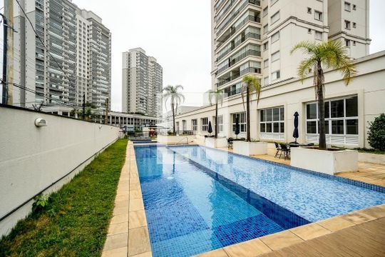 Área Comum - Piscina de apartamento à venda com 3 quartos, 99m² em Vila Gomes Cardim, São Paulo