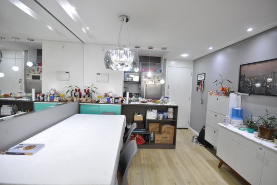 Sala de Jantar de apartamento à venda com 2 quartos, 60m² em Jardim Brasil, São Paulo