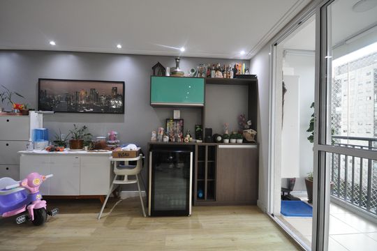 Sala de apartamento à venda com 2 quartos, 60m² em Jardim Brasil, São Paulo
