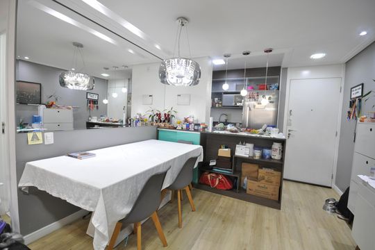 Sala de Jantar de apartamento à venda com 2 quartos, 60m² em Jardim Brasil, São Paulo