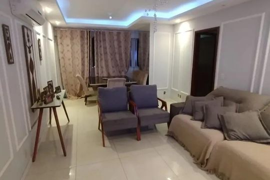 Sala de apartamento à venda com 3 quartos, 104m² em Vila Kosmos, Rio de Janeiro