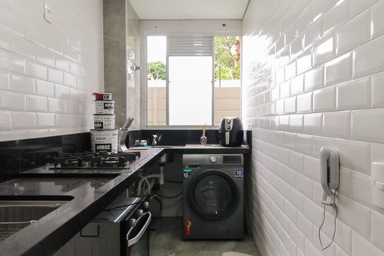 Cozinha - Área de Serviço de apartamento à venda com 2 quartos, 41m² em Colônia (zona Leste), São Paulo
