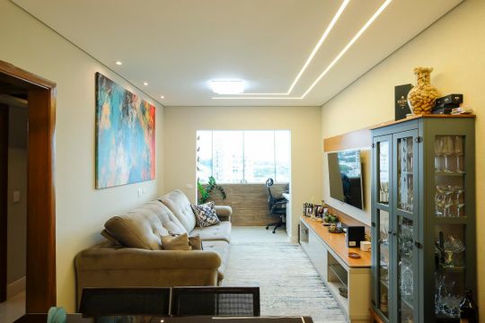 Sala de apartamento à venda com 3 quartos, 142m² em Vila Mussolini, São Bernardo do Campo