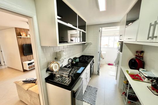 Cozinha de apartamento à venda com 3 quartos, 88m² em Vila Dom Pedro Ii, São Paulo