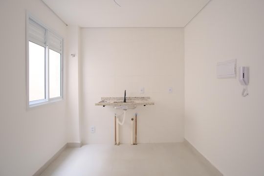 Cozinha de kitnet/studio à venda com 1 quarto, 20m² em Vila Esperança, São Paulo