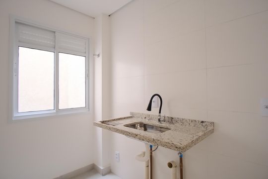 Cozinha de kitnet/studio à venda com 1 quarto, 20m² em Vila Esperança, São Paulo