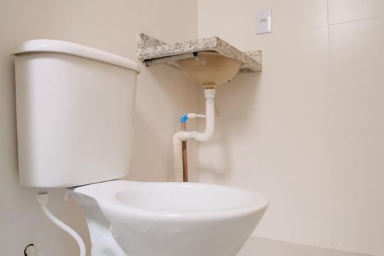 Banheiro de kitnet/studio à venda com 1 quarto, 20m² em Vila Esperança, São Paulo