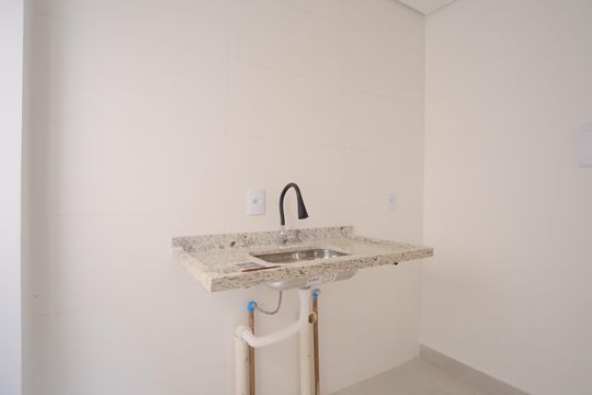 Cozinha de kitnet/studio à venda com 1 quarto, 20m² em Vila Esperança, São Paulo