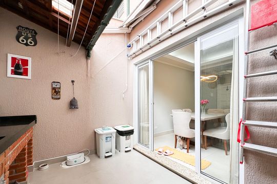 Área gourmet de casa de condomínio à venda com 2 quartos, 90m² em Vila Jerusalem, São Bernardo do Campo