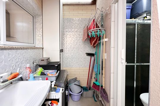 Área de Serviço de casa de condomínio à venda com 2 quartos, 90m² em Vila Jerusalem, São Bernardo do Campo