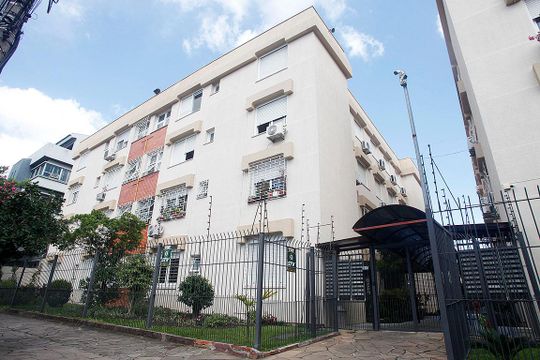 Fachada de apartamento à venda com 1 quarto, 55m² em Petrópolis, Porto Alegre
