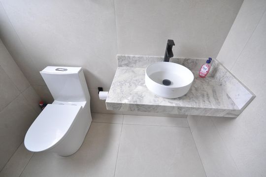 Banheiro Social de apartamento para alugar com 2 quartos, 74m² em Vila Bancaria Munhoz, São Paulo