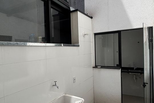 Área de Serviço de apartamento à venda com 2 quartos, 48m² em Vila Sao Pedro, Santo André