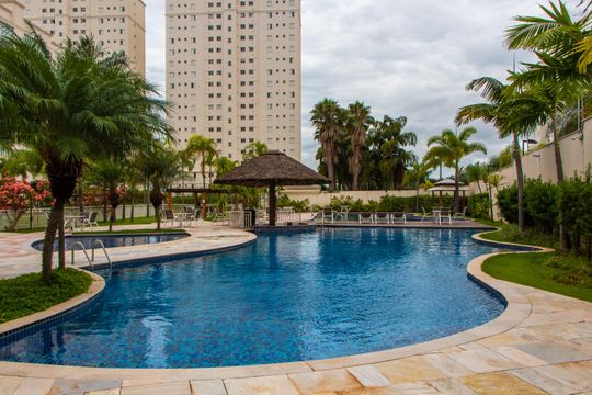 ÁREA COMUM - PISCINA de apartamento à venda com 4 quartos, 208m² em Vila Brandina, Campinas