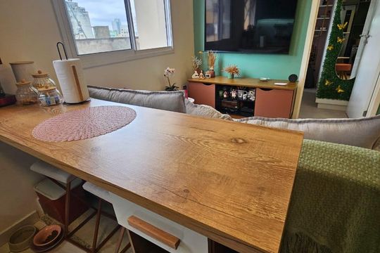 Sala de apartamento à venda com 1 quarto, 30m² em Santa Ifigênia, São Paulo