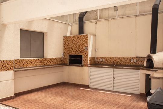 Área comum - Churrasqueira de apartamento à venda com 3 quartos, 104m² em Vila Monte Alegre, São Paulo