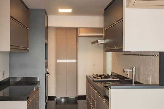 Cozinha de apartamento à venda com 3 quartos, 104m² em Vila Monte Alegre, São Paulo