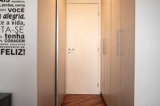 Suíte de apartamento à venda com 3 quartos, 104m² em Vila Monte Alegre, São Paulo