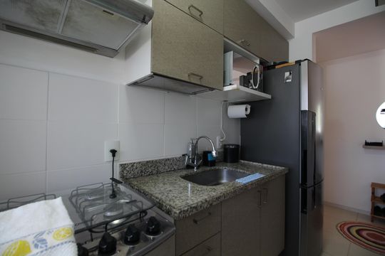 Cozinha de apartamento à venda com 2 quartos, 52m² em Jacarepaguá, Rio de Janeiro