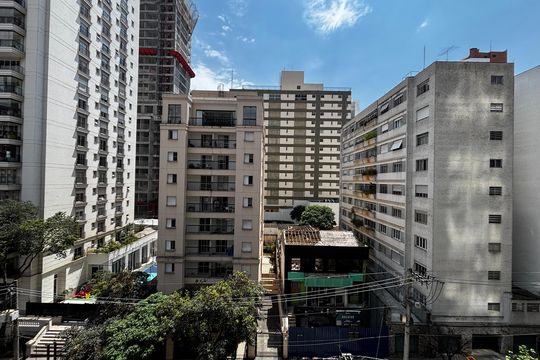 Vista Varanda de kitnet/studio à venda com 1 quarto, 32m² em Pinheiros, São Paulo