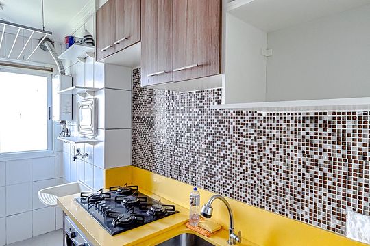 Cozinha de apartamento à venda com 2 quartos, 54m² em Jardim America da Penha, São Paulo