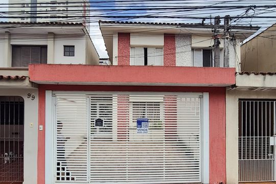 fachada de casa à venda com 2 quartos, 155m² em Vila Suzi, São Bernardo do Campo