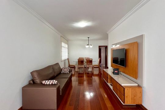 sala  de apartamento à venda com 3 quartos, 140m² em Gutierrez, Belo Horizonte