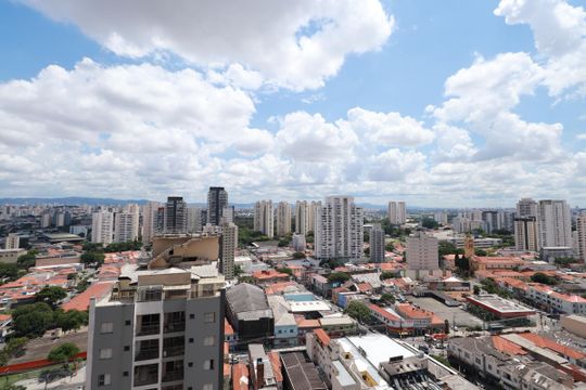 Vista da Sacada de apartamento à venda com 2 quartos, 68m² em Tatuapé, São Paulo
