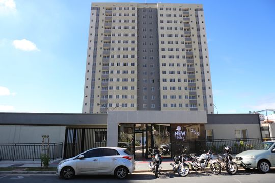 Fachada de apartamento à venda com 2 quartos, 55m² em Riacho das Pedras, Contagem